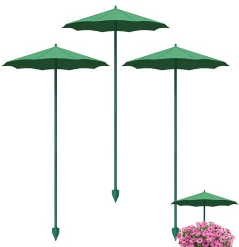 Generisch Parasol pour - 3 pièces - Protection solaire pour - Protection UV - Pour de balcon, jeunes arbustes, terrasses, parterres de fleurs