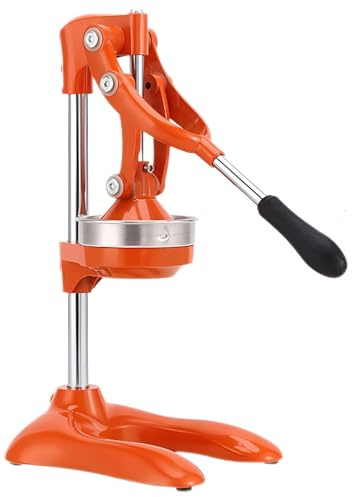 Presse-Agrumes Manuel à Levier pour Oranges, Agrumes Et Citrons(Orange/43cm)
