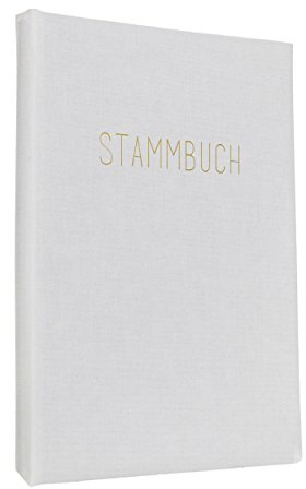 Hochzeitideal – Stammbuch der Familie Serie Anjuli weiß 21,0 cm x 15,0 cm - Buchbinderleinen Stammbuch Hochzeit - Familienbuch Standesamt mit 6-Fach Ringmechanik für Urkunden mit Behördenlochung