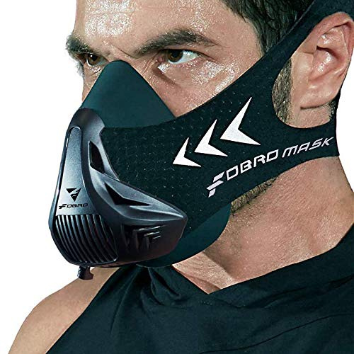 FDBRO Höhenausdauer Maske mit Tragetasche | Steigert die Kraft, Laufen, Widerstand, Training