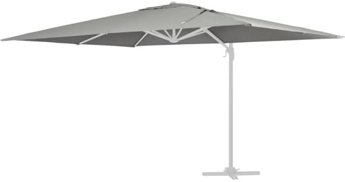 Habitat et Jardin Toile Parasol déporté Sun 3 - 3 x 3 m - Gris Clair