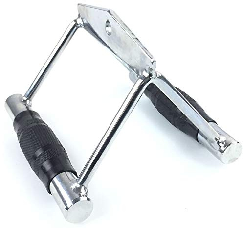 Senshi Japan Cable Machine Attachments, Versatile & Effective, Designed With Heavy Duty Steel & Sweat Resistant Handles, Comfortable Grip Lat Pull Down Attachment
