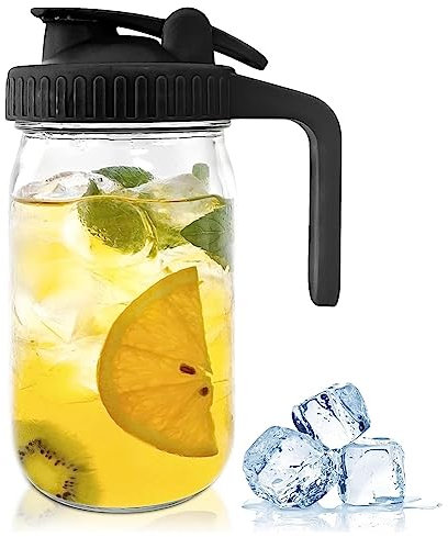 PEKKA Breast Milk Pitcher Graduated Mason Jar Seal for Juice,Milk,Coffee,Tea,Lemonade,Drink