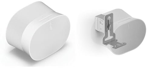 Sonos Era 300. Spüren Sie den Klang rundum. Mit Audio der nächsten Generation umgibt Sie der Era 300 Nicht nur, er versetzt Sie in Ihre Musik. (Weiß) & Flexson Wandhalterung ERA300 - Weiß