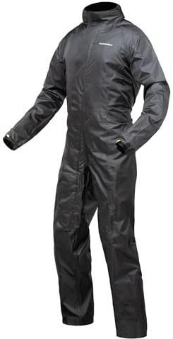 Tucano Urbano tuta antipioggia moto Nano Start. Antipioggia donna super compattabile. Abbigliamento moto unisex. Kit impermeabile moto e scooter idrorepellente, antivento. Occupa poco spazio. Tg 2XL