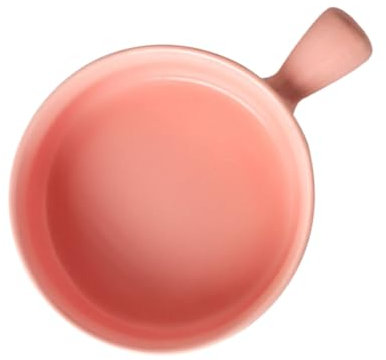 DECHOUS teglia con manico portafrutta con gancio per banane cesto di frutta tartufo ciotole cucina ciotola cucina scodella colazione ciotole per alimenti ciotole di cereali ceramica rosa