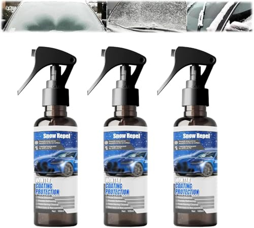 2025 New Car Windshield Snow Melting Coating Spray, Deicer Spray for Car Windshield, De-Icers for Car Windshield Defroster, Window Snow Spray, Quickly Snow Melting (3)