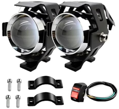 Fari Anteriori Moto PER Benelli PER TRK502 X PER TRK 502X 2021 PER TRK 502 Faro Per Moto Fendinebbia Anteriore U5 12V LED Lente Faretti Proiettore Luce Moto Faro Fanale(A)