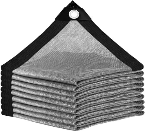 Filet Ombrage Exterieur,Filet Protection Solaire 85% UV,Toile Ombrage Respirant avec Bordure,avec œillets,Voile D'ombrage pour Ventpour La Couverture VéGéTale,Sable,Jardin,Pergola,Terrasse,Pet House.