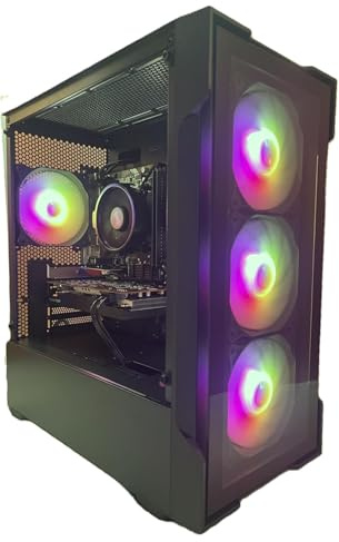 Tech-Replay Gaming PC - AMD Ryzen 5 3600, RTX 2060 Super 8GB Graphics Card, 16GB DDR4 Ram, 1TB NVME SSD, 4x ARGB Fans, WiFi, windows 11 computer