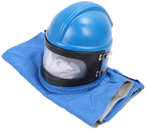 Casque de Sable, Casque de Sablast de Sable à Air Fourni par Air, équipe de de Sable de Sable de Sable pour le Sableux équipé de Tuyaux D'air et de Lentilles