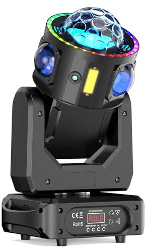 150W Moving Head LED RGBW Beam Discokugel Partylicht Stroboskop Lichteffekte für Disco Party Club Weihnachten Bühnenlicht
