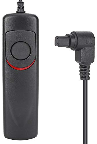 BRRNOO Cable Disparador, Cable de Control Remoto Disparador con Botón de Bloqueo RS-80N3 1 M de Largo para Cámaras 50D 40D 30D 20D 10D