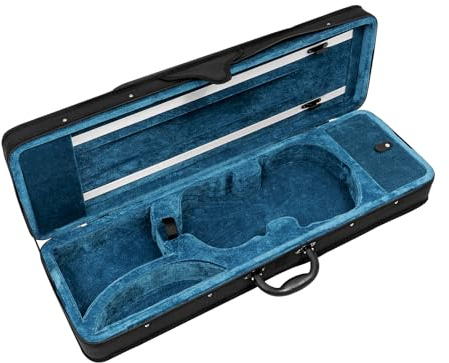 4/4 Geigenkasten Geigenkoffer mit abnehmbare Schultergurte und 2 Bogenhalter Reise-Violinenkoffer