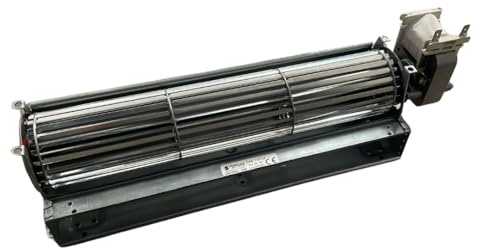 Ventola tangenziale lunghezza totale: 380 mm, dimensioni bocchetta: 304x40 mm,per stufa a pellet ANSELMO COLA, CADEL, FERROLI, NORDICA EXTRAFLAME