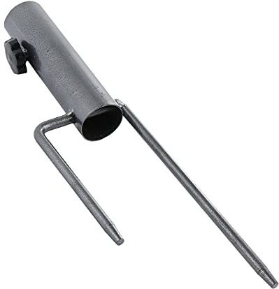 Gazechimp Rasendorn für Sonnenschirm, Sonnenschirmhalter aus Metall, Schirmständer, Sonnenschirm Halter für Outdoor, Yard, Camping, Garden, Rasendorn für Stangendicke 28-32mm, 35cm