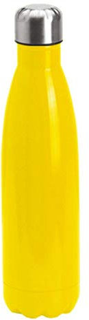 BRUIN BEAR BROWNS VALLEY CAL, U.S.A. Gourde isotherme à double paroi, bouteille isotherme sans BPA, acier inoxydable 304, 750 ml, couleur jaune
