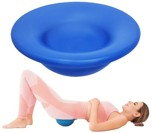 Lumia Wellness Sac Bowl - Lower Back and Hip Pain Relief, Clock Exercises, Pelvic Floor Exercises, Core Trainer Equipment for Strength & Stability, Non-Slip & Non-Marking Rubber (Blue)