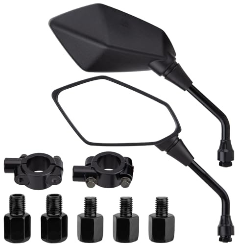 CICMOD Motorcycle Mirrors for Scooter, ATV, Dirt Bike, Cruiser, Snowmobile