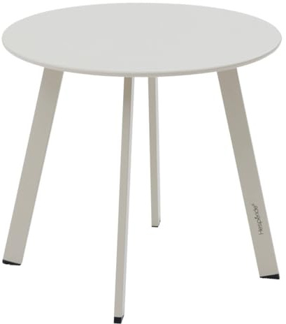 Hespéride - Table d appoint de Jardin Ronde saona Argile 50 x 45cm en Acier