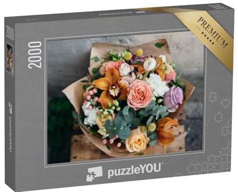 puzzleYOU : Puzzle de 2000 pièces « Bouquet de Fleurs fraîches »