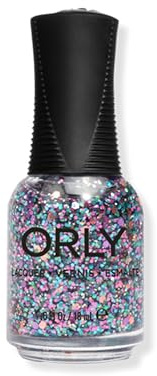 ORLY Moonstone Aura Nail Polish Topper (18ml), Metallic Confetti Nail Varnish