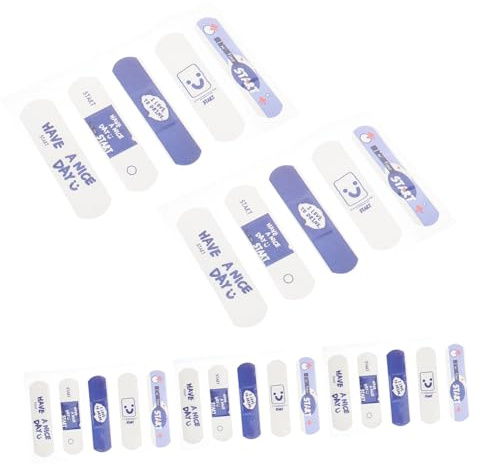 Gogogmee 120piezas Vendajes Infantiles Tiras Adhesivas Dibujos Heridas Prácticas Para Viaje y