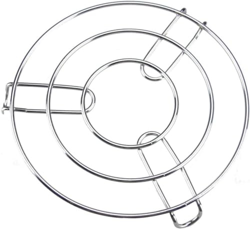 DIOXSTAR Stainless Steel Round Trivet Holder Kitchen, Corrosion-Resistant, Sleek And Modern Appearance, Heat-Resistant Barrier, Dishwasher Safe, Easy To Clean (1PCS)
