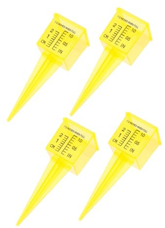 COOPHYA 20pièces Pluviomètre Plastique Outil De Mesure Pluie pour Jardin Et Extérieur Précision Élevée pour Surveiller Arrosage des Pelouses
