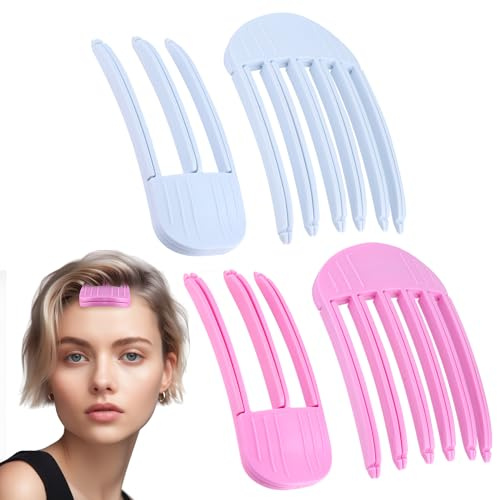 4 piezas Volume clip for roots, pinzas para el cabello sin costuras naturales para peinar para la raíz del cabello para dar volumen, pinzas para el cabello