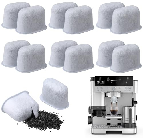 Lot de 12 filtres à eau pour Ninja Luxe Cafe, filtre à charbon actif, filtre à charbon pour machines à café, accessoires, inserts filtrants à eau pour Ninja Es601 Luxe, Die Meisten Breville, Keurig1
