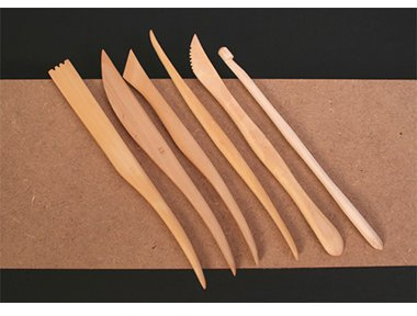 ESTUCHE 6 PALILLOS DE 20 CMS PARA MODELAR