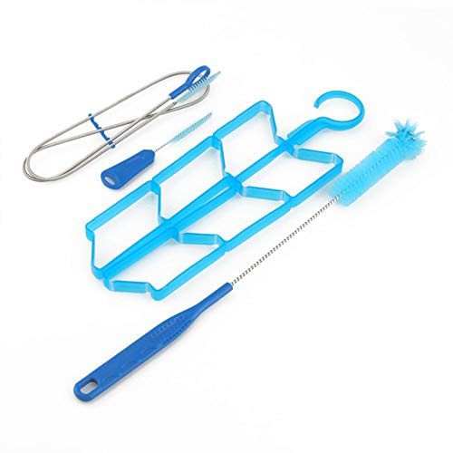 Yosoo Health Gear Reinigungsset, 4-in-1 Multifunktions-Reinigungs- und Trocknungsset mit Langer Bürste
