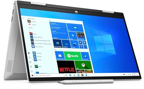 HP Pavilion x360 14-dy0001sl, Intel Core i3-1125G4, RAM 8 GB, SSD 256 GB, Grafica Intel UHD, Windows 10 Home S, Schermo Touch 14” FHD, B&O, Lettore Impronte Digitale, Argento