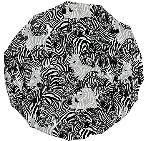 Bodylife Bath & Shower Cap With Terry Cloth Lining Dazzling Zebra's 30cm