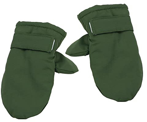 Bseical Manoplas Bebe Invierno, Manoplas Bebe Recien Nacido, Guantes Nieve Niño 2-6 Años, Guantes Termicos Deporte de Mitones, para Correr Esquí Bici Sport Ski Accesorios Niño Niña (S, Verde)