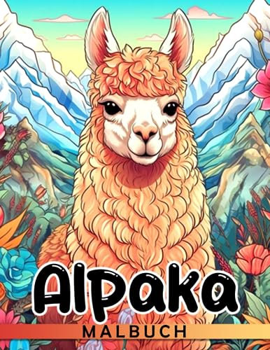 Alpaka Malbuch: 30 entzückende Tierausmalbilder zur Entspannung und Unterhaltung | Präsentiert von White Elephant | Scherzgeschenke | Weihnachtsgeschenke