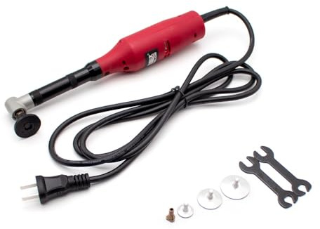 Toplionace Amoladora Micro Angular de 220V y 130W Máquina Pulidora Eléctrica Multifunción con Codo de 90° 10000rpm