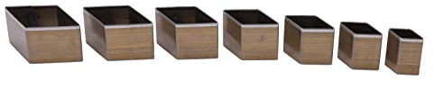 7 Pièces Matrice de DéCoupe en Cuir, Maroquinerie Outils en Cuir en Acier à Haute Teneur en Carbone Forme de Losange Opération Simple Moule de Coupe Outil d'artisanat en Cuir