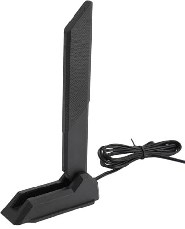 WLAN Antenne mit SMA Anschluss, 2,4 G 5,8 G 6 G 3 Band WLAN 12 DBi Antenne, Magnetische SMA WLAN Verlängerungsantenne mit Hoher Verstärkung für WLAN Geräte, Router