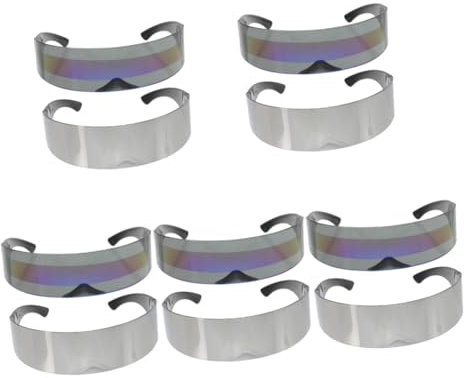 GALPADA 10pcs Translucent Party Prop Glasses Sense for Boys and Girls Adults Photoing Party