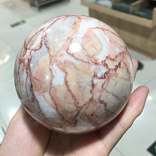 CZAOINCU Raumdekoration Natürliche Kristalle und Steine, natürliches rotes Netzwerk, Ballraumdekoration, Heimdekoration, Aquarium-Einrichtung for Dekorationskristalle (Size : 500-550g)