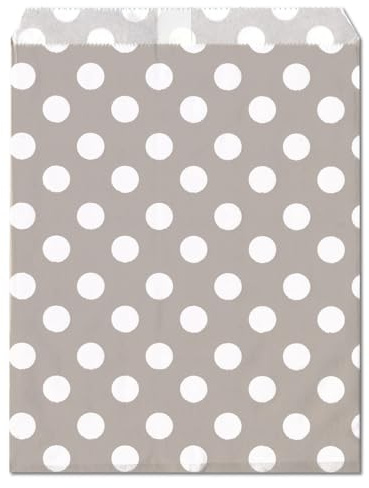 50 Stück bunte Papiertüten - 16,5 x 13 cm - Flachbeutel ohne Boden - Geschenktüten - Kindergeburtstag - Hochzeit - Weihnachten - Ostern