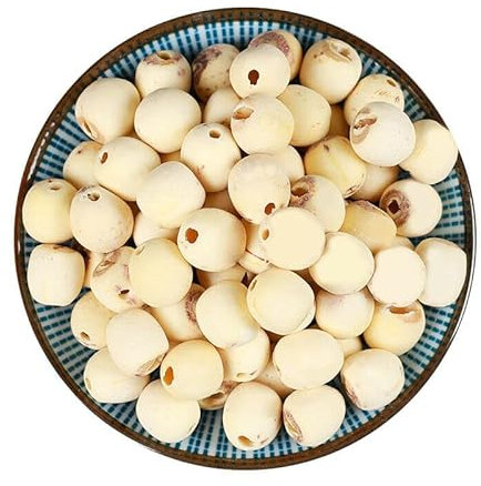 HELLOYOUNG Tisana cinese biologica naturale a base di semi di loto bianco sfusi Alimento verde senza additivi ricco di nutrienti Calmante e lenitivo Tè e tisane (250g)