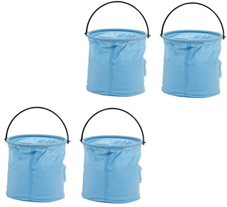 GARIOUANS 4pcs Paint Brush Washer Cleaner Multi-functional Water Barrel Bucket Brush Cleaning Basin Rinse Pen Container