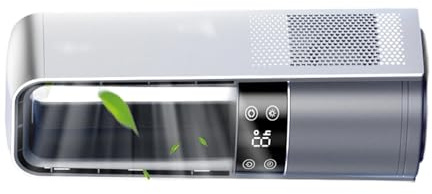 Gramigg Ventilador Sin Aspas con Motor Silencioso Sin Escobillas Función De Temporizador Luz Nocturna Ajustable Configuración 4 Velocidades para Oficina Enfriamiento del Hogar Ventilador USB con Luz