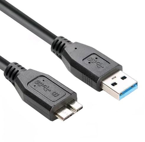 YIXINHE USB 3.0 A to Micro B External Hard Drive Fast Data Transfer Cable | Resilient jacket construction; rapid file syncing; excellent compatibility with Seagate portable storage disks