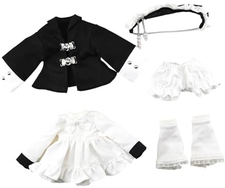 ZYIHNIRB 1/12 BJD Puppenkleidungsset Kostüm Praktische Actionfiguren Puppen Anziehpuppe