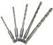 NORTOOLS Betonbohrer Set 5 teilig Bohren mit Hartmetallspitze für Mauerwerk Beton Naturstein, Schlagbohrmaschinen 3 4 5 6 8 mm