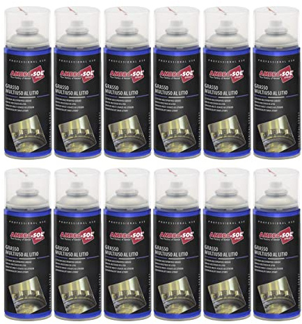 12PZ BOMBOLETTA SPRY GRASSO MULTIUSO GRASSO SPRAY AMBRO-SOL